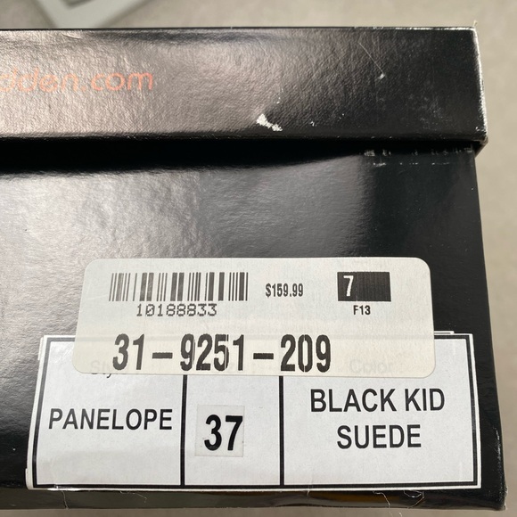 Steve Madden ankle heeled boots black suede women’s size 7 - Picture 5 of 5